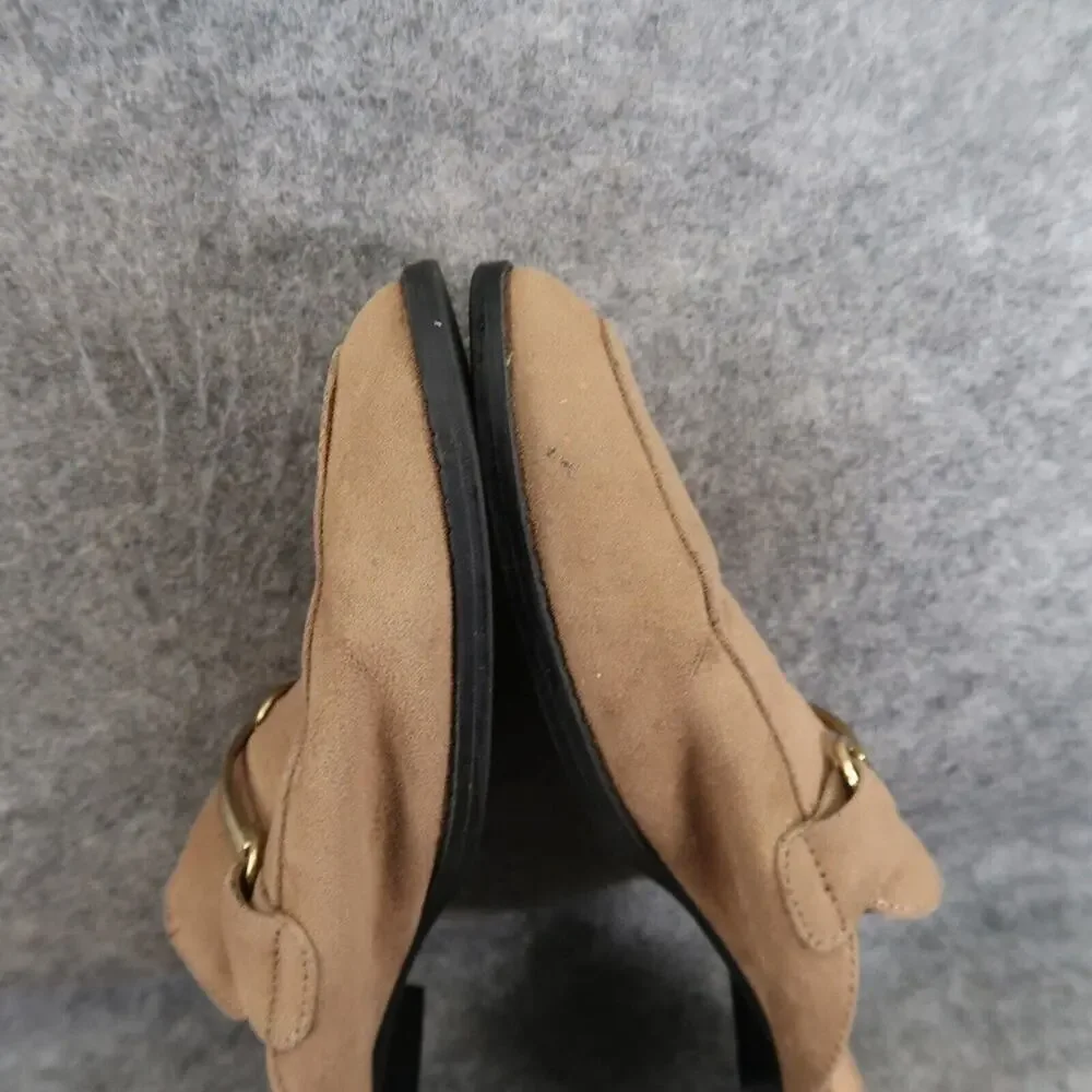 Restricted Shoes Womens 8 Mule Flats Slip On Classic Brown Casual Lifestyle - Picture 10 of 13